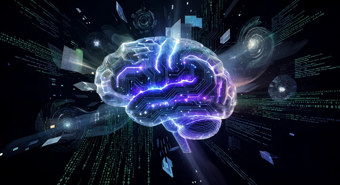 AI Assistance Illustration